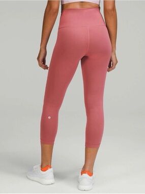 Lululemon Wunder Train High-Rise Crop 23" Brier Rose | Size 8